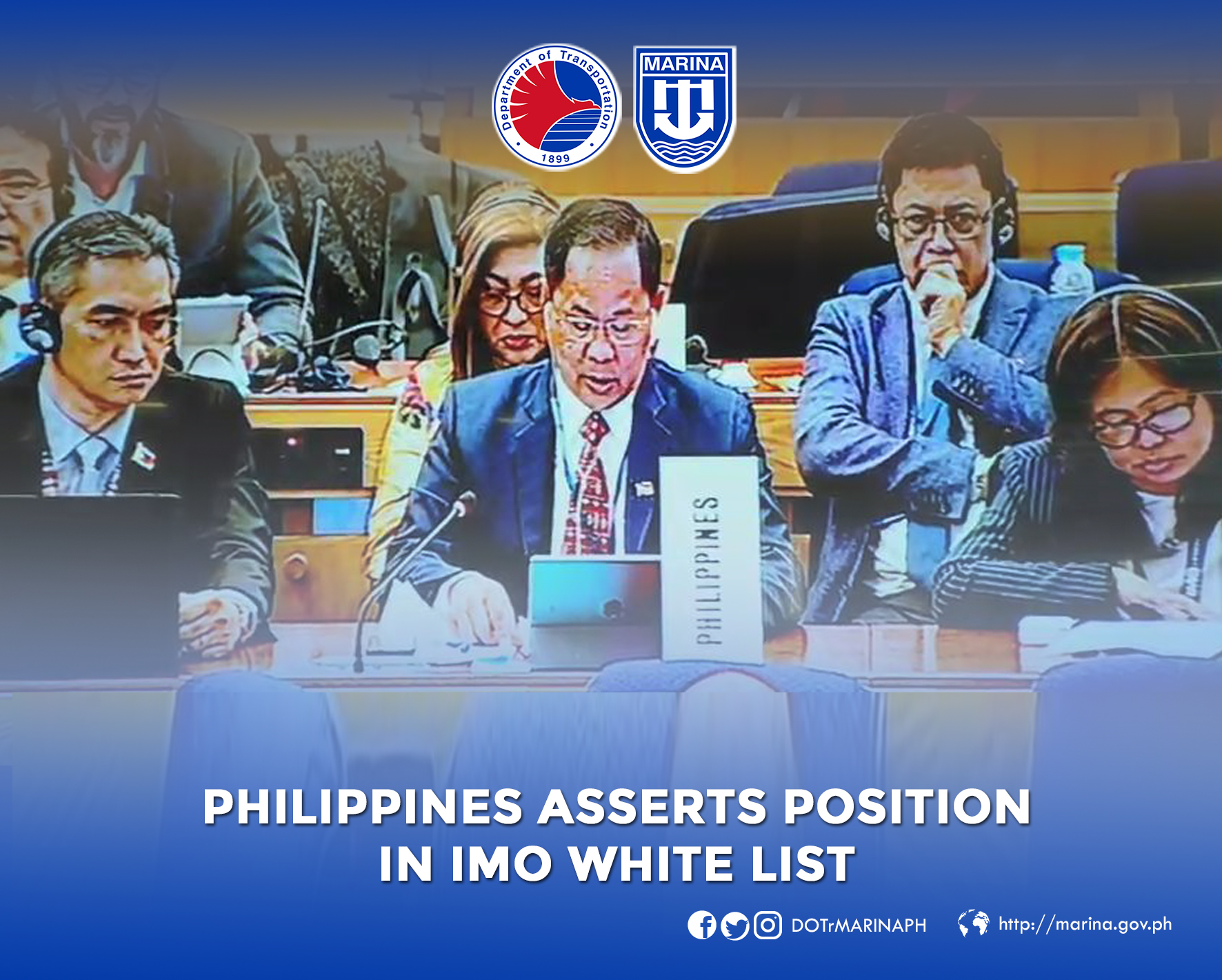 Philippines asserts position in IMO White List MARITIME INDUSTRY